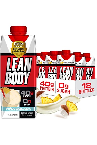 Labrada مشروب بروتين جاهز للشرب بنكهة بينا كولادا، 40 جرام بروتين، مزيج مصل ا...