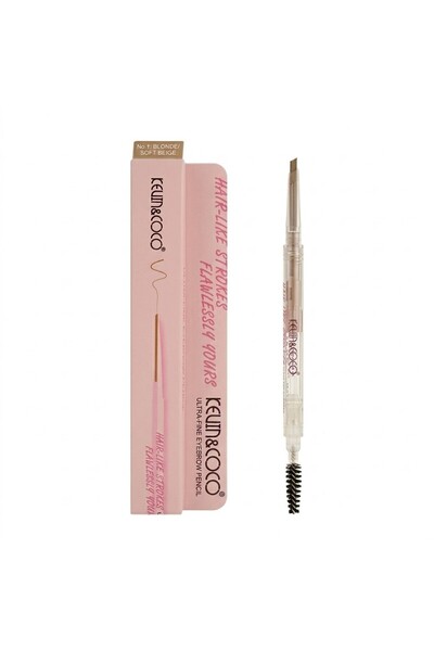 Flippy Creion de Sprancene cu Perie, Kevin&Coco, 2in1, 1.5 mm, Blond