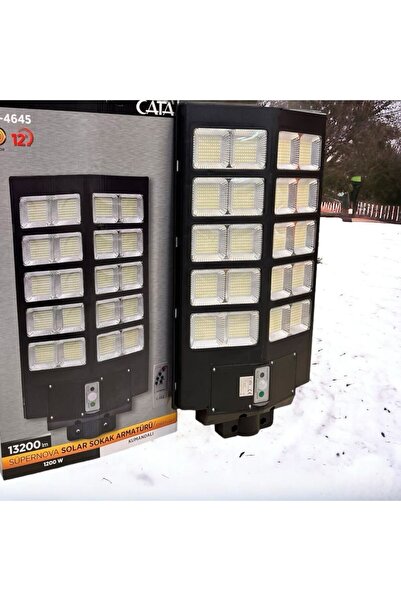 Cata CT-4645 SÜPERNOVA 1200W SOLAR SOKAK ARMATÜRÜ KUMANDALI