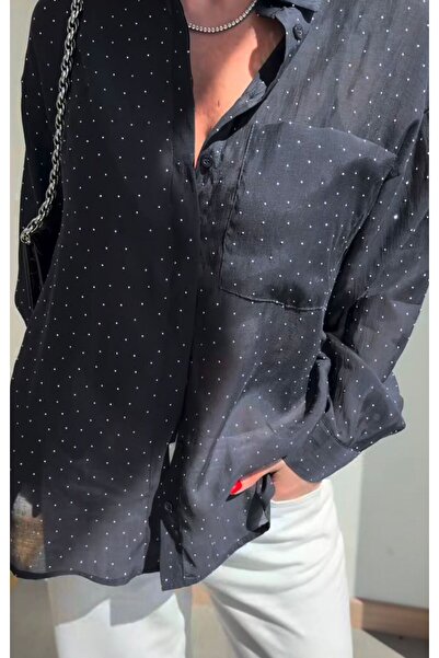 Seçilkaragozboutique Taşlı Gömlek