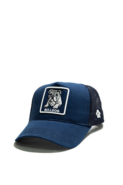 All animals Bulldog Nakışlı Trucker Şapka – Bulldog Nakış Detaylı Fileli Şapka
