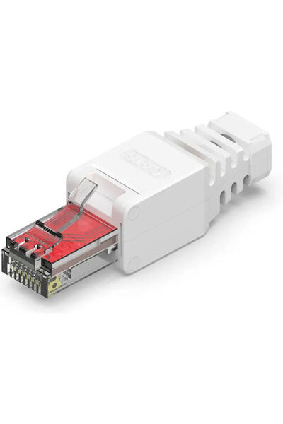 POWERTECH Βύσμα RJ-45 αρσενικό Λευκό (CAB-N350)