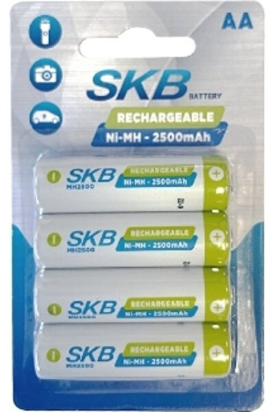 SKB Επαναφορτιζόμενη Μπαταρία AA Ni-MH 2500mAh 1.2V 4 τεμάχια