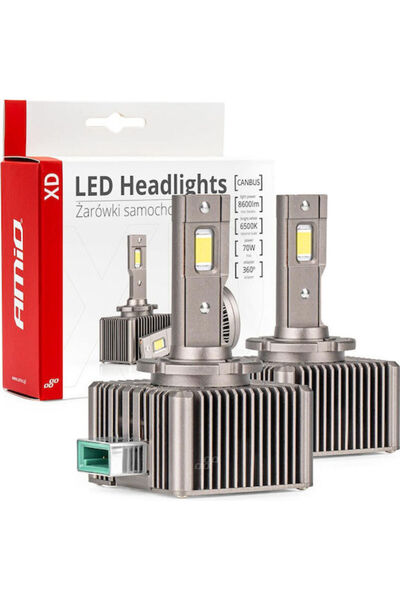 AMIO Λάμπες Αυτοκινήτου D3S LED 6500K Ψυχρό Λευκό 16V 70W 2 τεμάχια