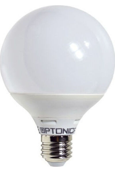OPTONICA SP12-A4 Λάμπα LED 12W 137mm για ντουί E27 και σχήμα G95 Ψυχρό Λευκό ...