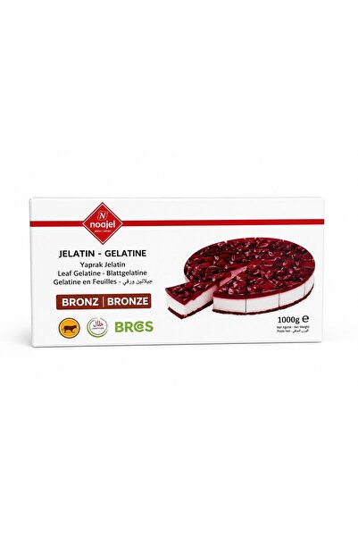 Helal Yaprak Jelatin Bronz 1 KG 300 Yaprak