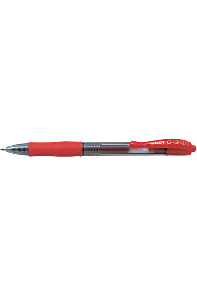Pilot G2 Στυλό Τζελ 1mm Κόκκινο με Κόκκινο Μελάνι 12 τεμάχια Κωδικός: BL-G2-10R