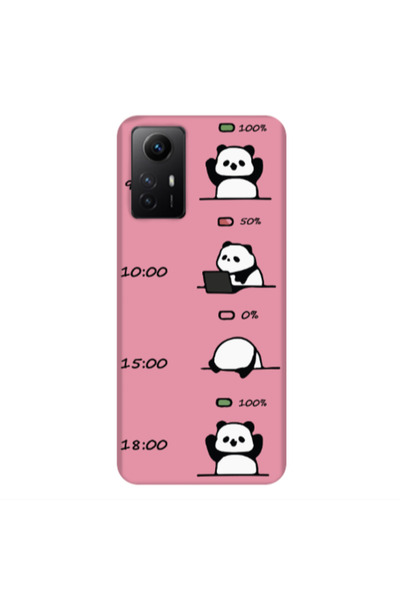 Other Xiaomi Redmi Note 12s My situation at work Pink Colored Silicone TPU Θήκη