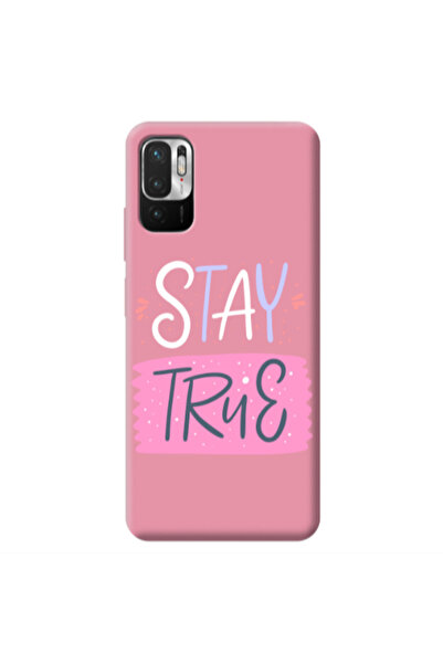 Other Xiaomi Redmi Note 10 Pro 5G Stay True Pink Colored Silicone TPU Θήκη