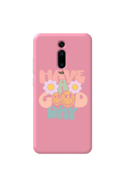 Other Xiaomi Mi 9T Pro Have A Good day Pink Colored Silicone TPU Θήκη