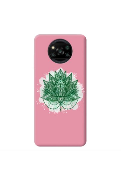 Other Xiaomi Poco X3 /X3 Pro Witch leaf Pink Colored Silicone TPU Θήκη
