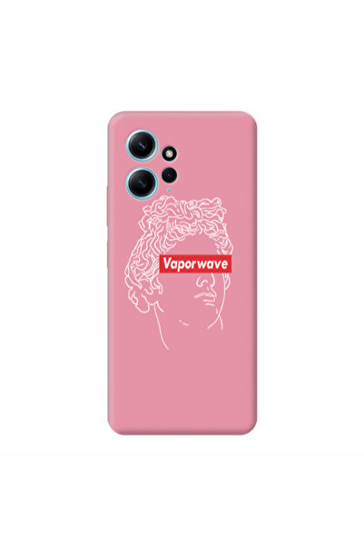 Other Xiaomi Redmi Note 12 4G Vaporwave Pink Colored Silicone TPU Θήκη