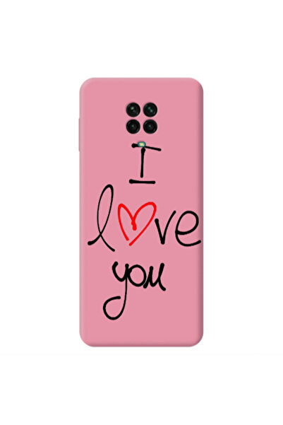 Other Xiaomi Redmi Note 9 Pro i love you Pink Colored Silicone TPU Θήκη