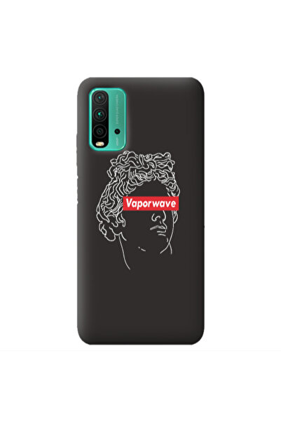 Other Xiaomi Poco M3 Vaporwave Black Colored Silicone TPU Θήκη