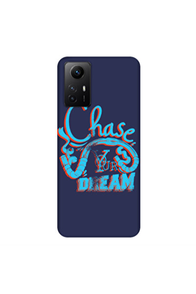 Other Xiaomi Redmi Note 12s Chase Your Dream Dark blue Colored Silicone TPU Θήκη