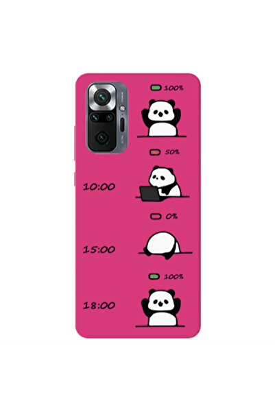 Other Xiaomi Redmi Note 10 Pro 4G My situation at work Fuchsia Colored Silico...