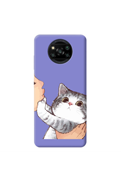 Other Xiaomi Poco X3 /X3 Pro No Kiss Purple Colored Silicone TPU Θήκη
