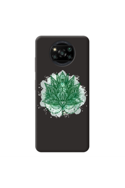 Other Xiaomi Poco X3 /X3 Pro Witch leaf Black Colored Silicone TPU Θήκη