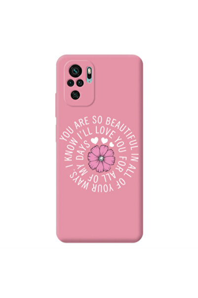 Other Xiaomi Redmi Note 10S Your Ways Pink Colored Silicone TPU Θήκη