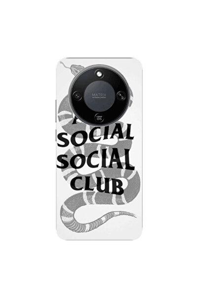 Other Honor Magic 8 Lite Social club Transparent Silicone TPU Θήκη