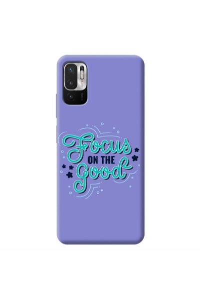 Other Xiaomi Redmi Note 10 Pro 5G Focus On The Good Purple Colored Silicone T...