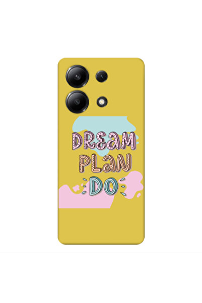 Other Xiaomi Redmi Note 13 4G Dream Plan Do Yellow Colored Silicone TPU Θήκη