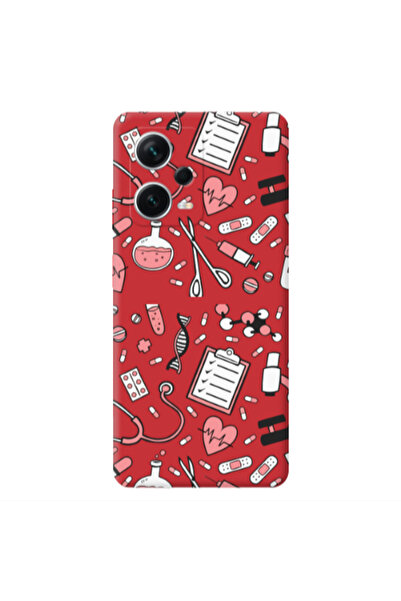 Other Xiaomi Poco X5 Laboratory Red Colored Silicone TPU Θήκη
