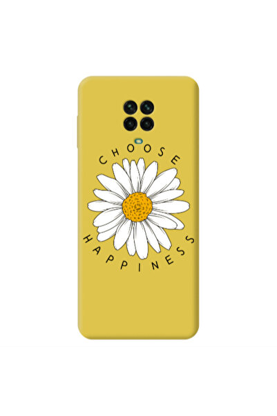Other Xiaomi Redmi Note 9 Pro Chose Happines Yellow Colored Silicone TPU Θήκη