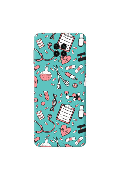 Other Xiaomi Redmi Note 9 Pro Laboratory Turquoise Colored Silicone TPU Θήκη