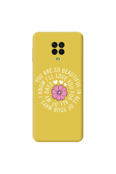 Other Xiaomi Redmi Note 9 Pro Your Ways Yellow Colored Silicone TPU Θήκη