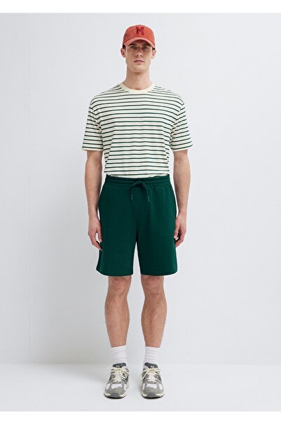 Mavi Normal Bel, Slim Straight Straight-Leg Shorts.