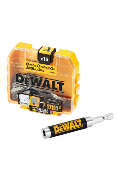 OEM Set biți DeWALT DT71511-QZ, 15 piese, incl. prelungitor