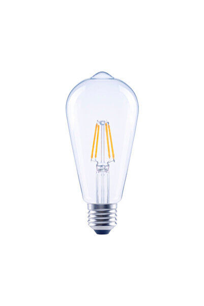 OEM Bec LED variabil Flair E27 4W 470 lumeni, glob pară ST64, lumină caldă