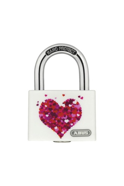OEM Κλειδαριά αλουμινίου Abus T65 MyLove 40mm, κρίκος Ø6.5mm, 2 κλειδιά