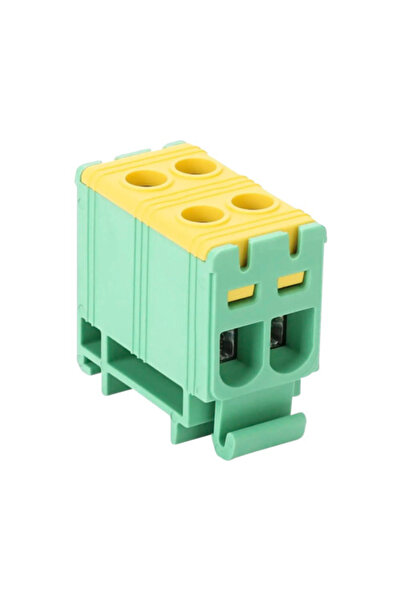 OEM Clemă CU/AL Elvon 2P 2x 1,5-16 mm² monofazat verde/galben