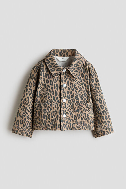 H&M Baskılı Gabardin Ceket