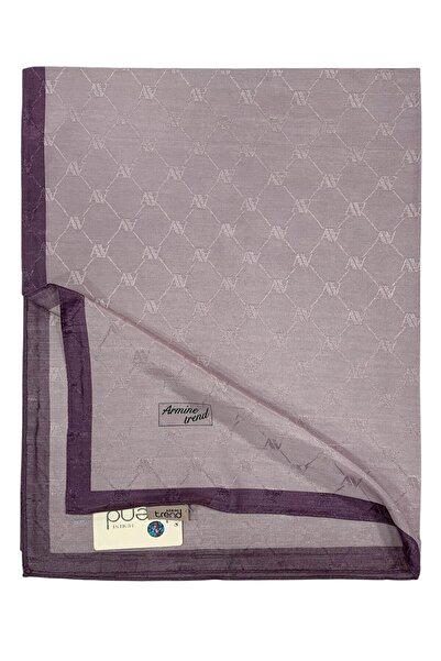 Armine Trend Monogram Şal 2 - 128 - Leylak