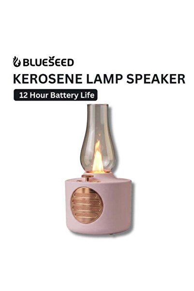 blueseed BS-604 Lamp Bluetooth Speaker, Vintage Kerosene Lantern Design Wirel...
