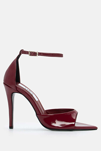 Luigi ΣΧΕΔΙΑΣΜΟΣ - Μυτερά πέδιλα slingback - Καστανοκόκκινο λουστρίνι - 39