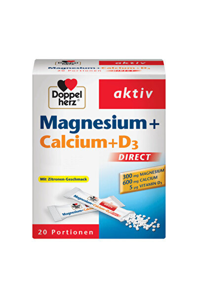 doppel herz Double Heart Magnesium + Calcium + D3 – 20 Sticks (55g) Συμπλήρωμ...