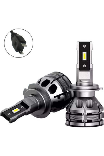 NOVSIGHT Λάμπες Αυτοκινήτου N38 H7 LED 6500K Ψυχρό Λευκό 12-24V 80W 2 τεμάχια