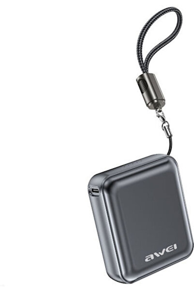 AWEI PA-5 Power Bank 10000mAh 22.5W Γκρι