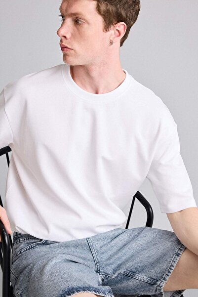 DeFacto Cotton Breathable Oversize T-Shirt X3926Az26Au