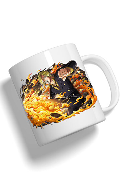 Generic Fashion World Mug Printed with High-quality Anime One piece Sanji