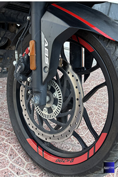 Banxtre 8 Pieces Wheel Rim Stripe Sticker Set for Bajaj Pulsar Rs200 (Enough ...