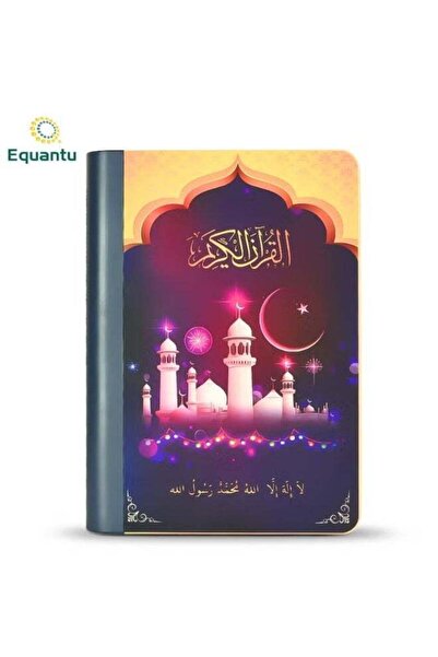 equantu Quran Bluetooth Speaker Book Shape with LED Light – Portable Recharge...
