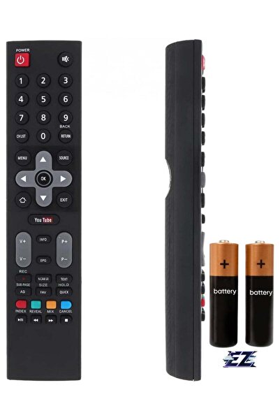 ELTRAZONE جهاز تحكم عن بعد بديل لتلفزيون سكاي وورث الذكي LCD LED مع نتفليكس و...