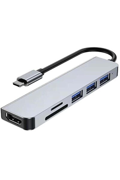 ELTRAZONE USB-C Hub 6-In-1 USB To HDMI Multi-Port Adapter (4K HDMI USB3.0 SD/...