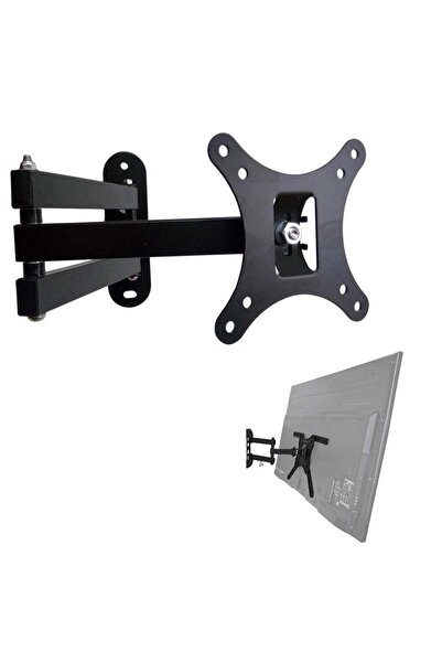 ELTRAZONE Full Motion Swivel and Tilt TV Wall Mount for 10-27 inch TVs & Moni...