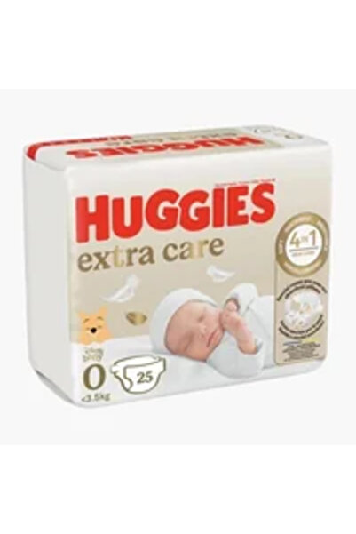 Huggies Extra Care No 0, <3.5kg, 25 τεμάχια